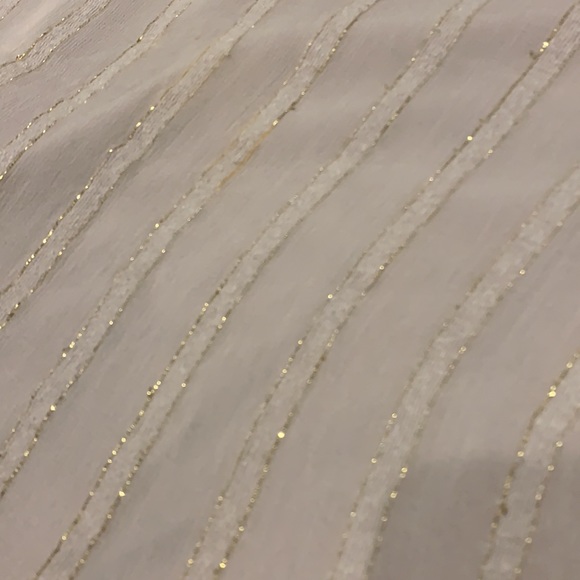 Jasmine Top in Ivory Gold Stripe - Picture 6 of 6